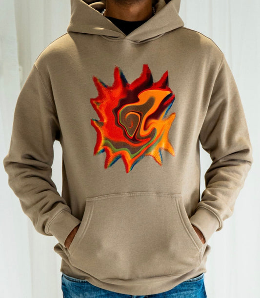 LADY SWIRL SHRUG HOODIE