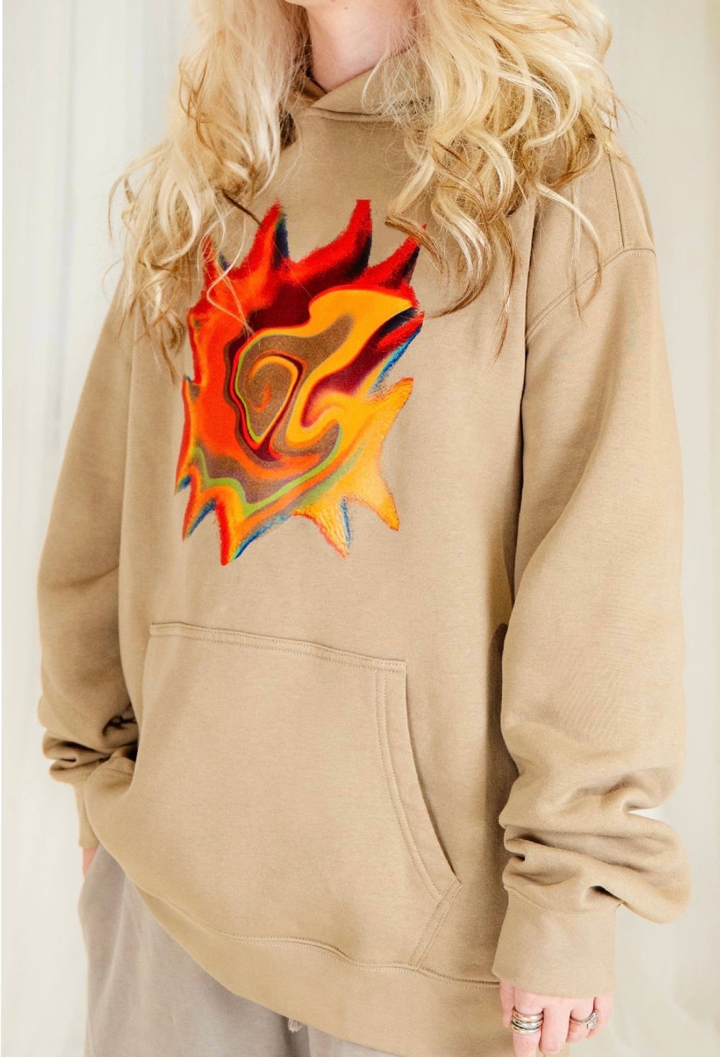 LADY SWIRL SHRUG HOODIE