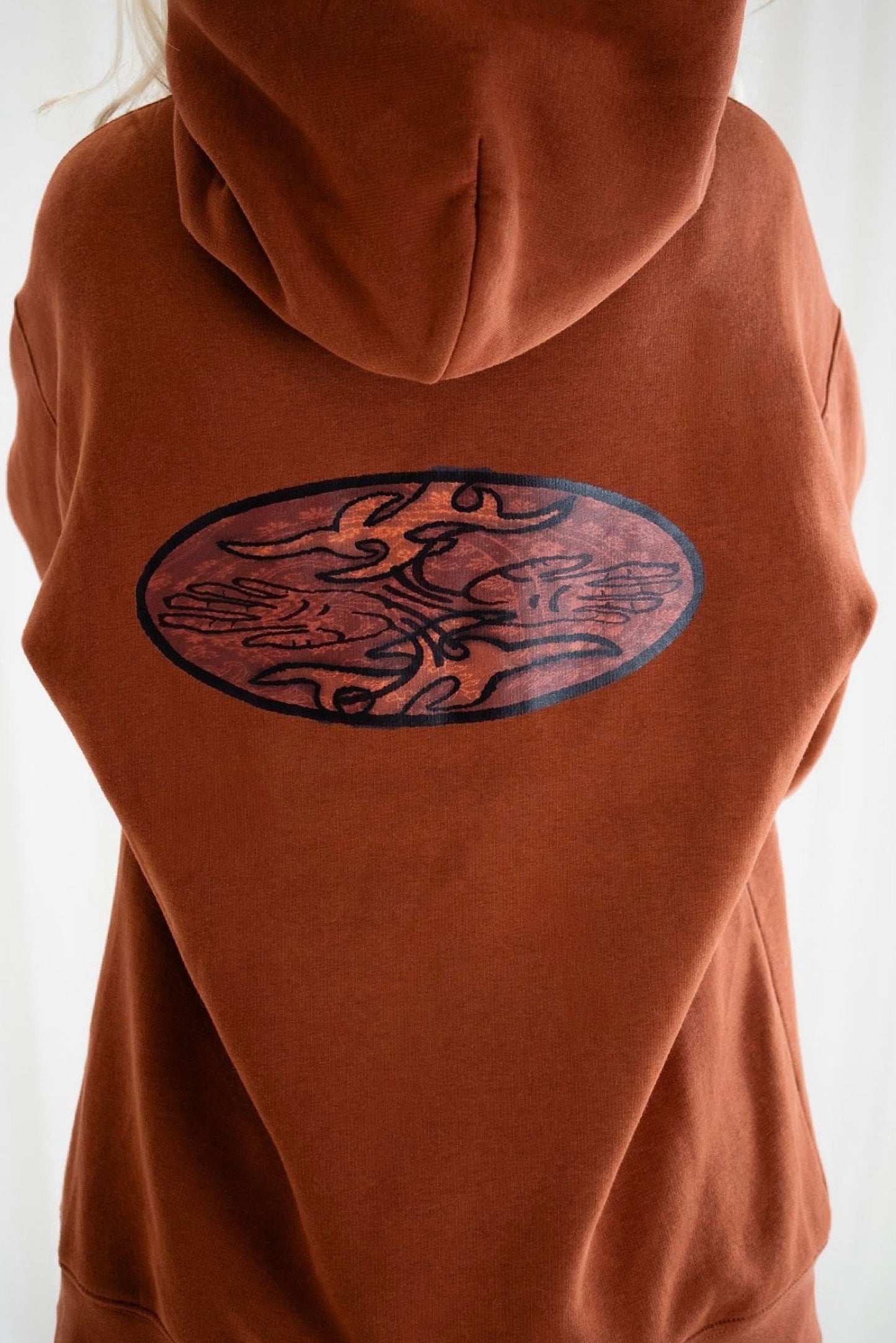 SHRUG WAVY HOODIE
